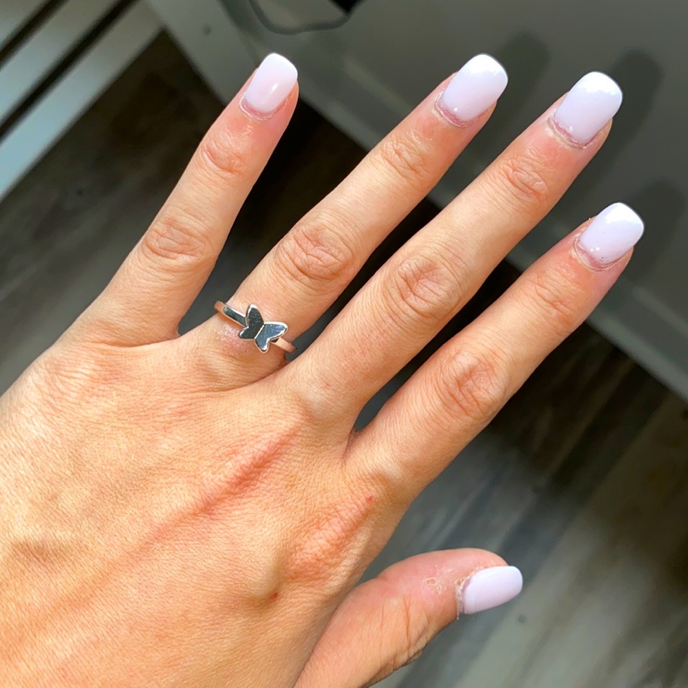 Silver Butterfly Ring